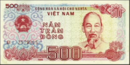 500đ — predná strana