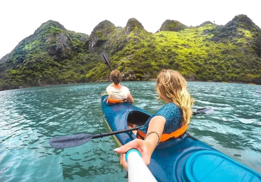 Kayaking Ha Long Bay