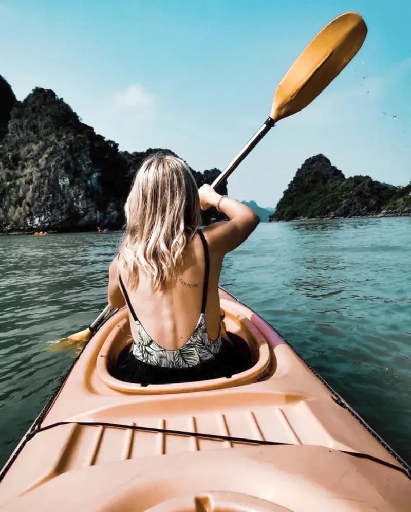 Kayaking Ha Long Bay