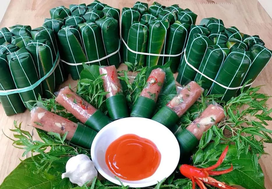 Nem chua Thanh Hoa - le plus célèbre plat de nem chua au centre du Vietnam