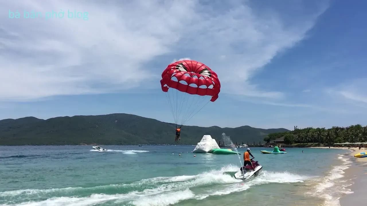 Orchid Island의 패러글라이딩 경험 - Nha Trang