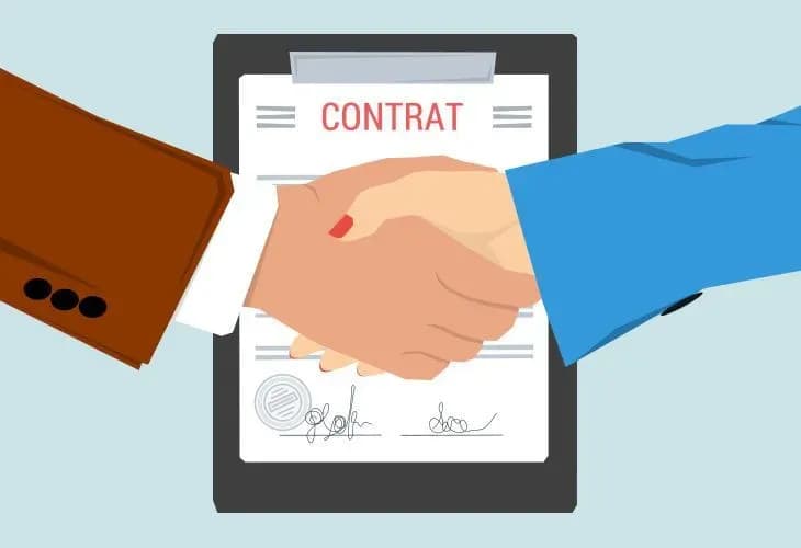 How are standard contract and general terms of transaction controlled?