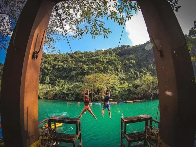 Chay River - Dark Cave: Asia's top zipline spot