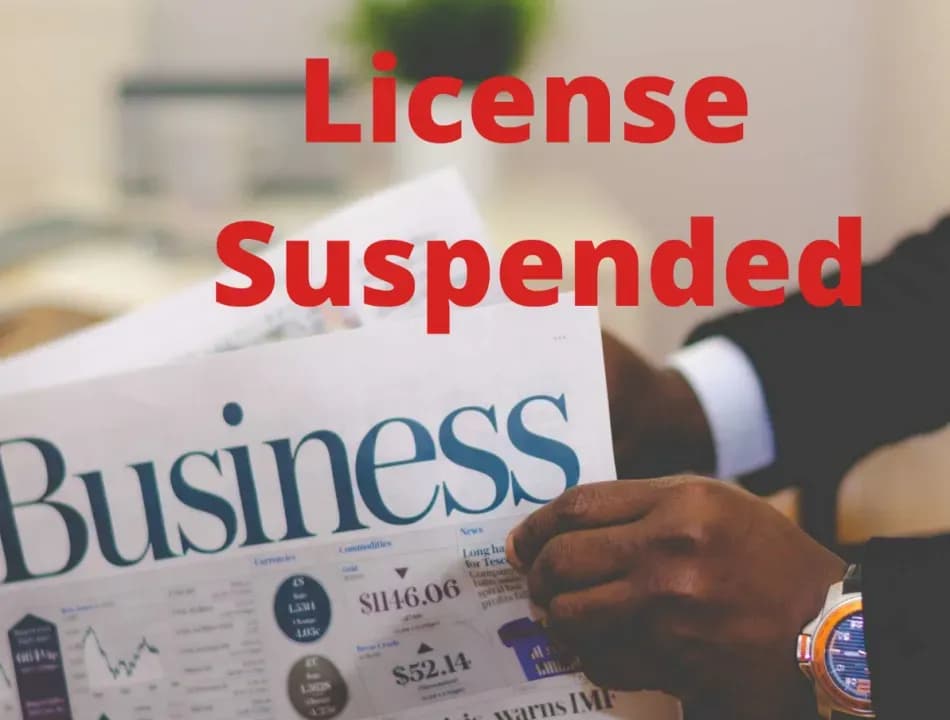 Notice of temporary suspension of business in a single-member limited liability company