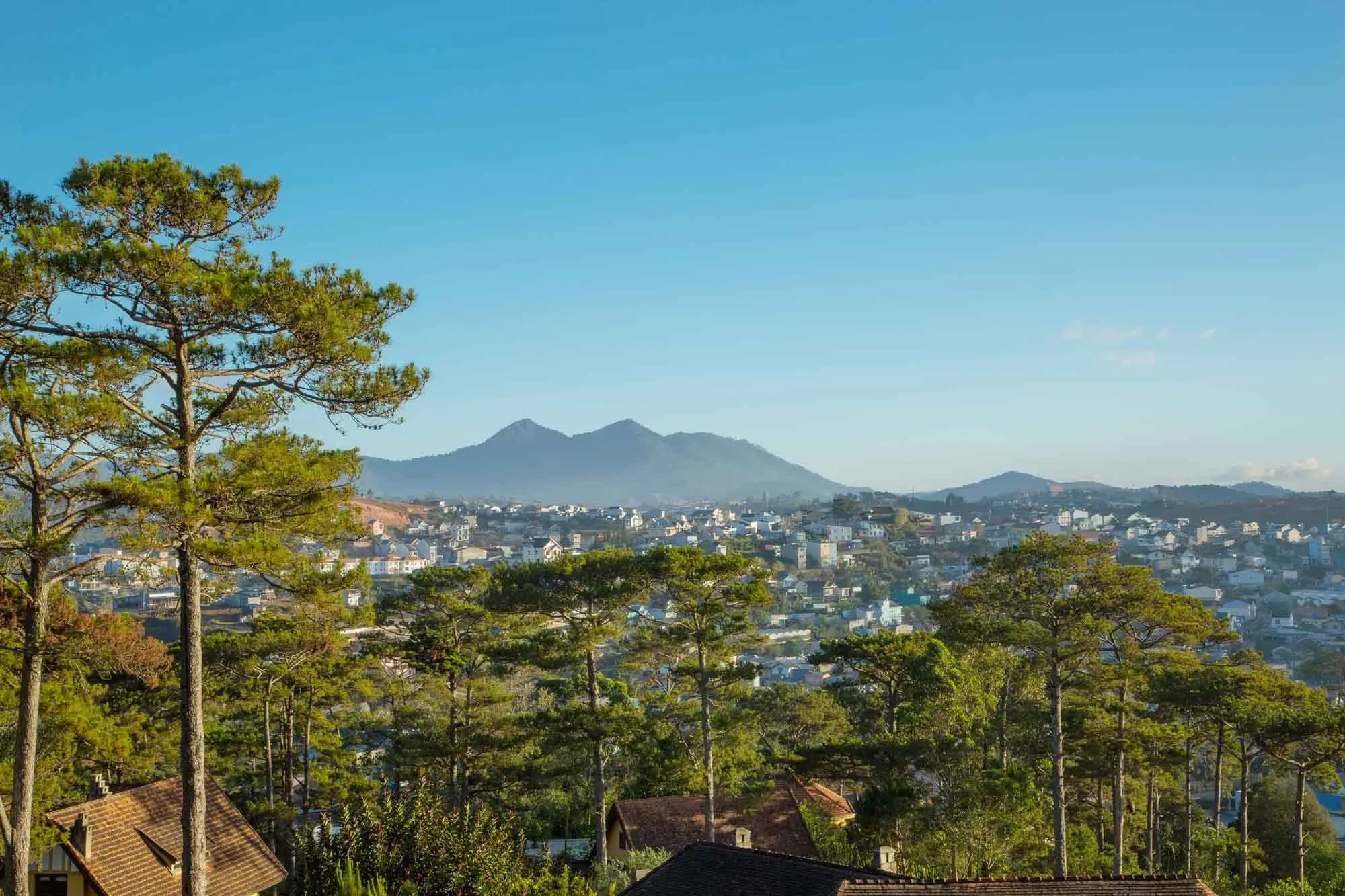 Dalat's picturesque landscape, where nature and life intertwine beautifully.