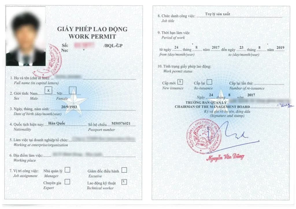 Procedures for granting Work Permits in 2024 that foreigners should know 2