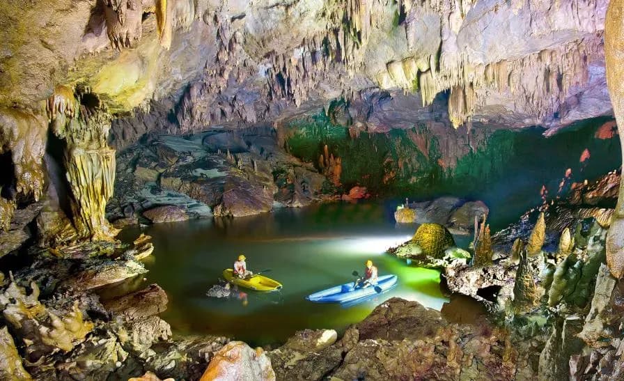 Kayaking in Bi Ky Cave
