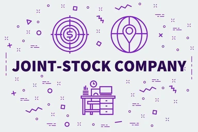 What are the characteristics of a joint stock company?