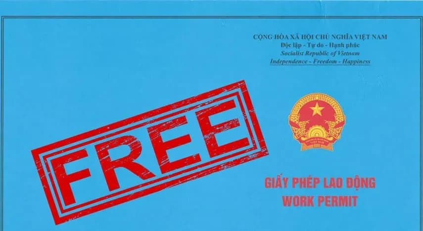 What is the procedure for confirming that foreigners are exempt from work permits? 1