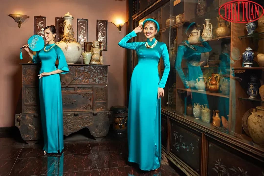 Vysoko kvalitný hodváb ao dai