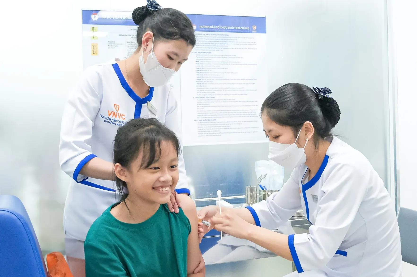 Current expanded immunization process in Vietnam