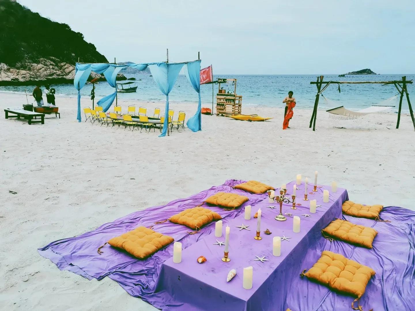 Profitez des spécialités servies par la plage