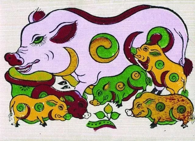 Maľba Dong Ho