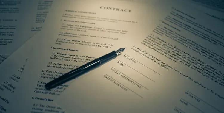 What is the difference between a civil contract and a commercial contract?