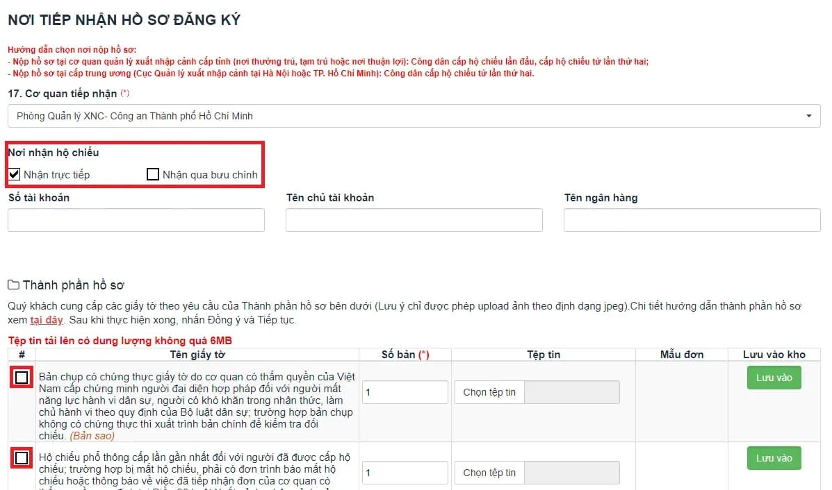 Bước 2: Đăng nhập tài khoản dịch vụ công quốc gia 6