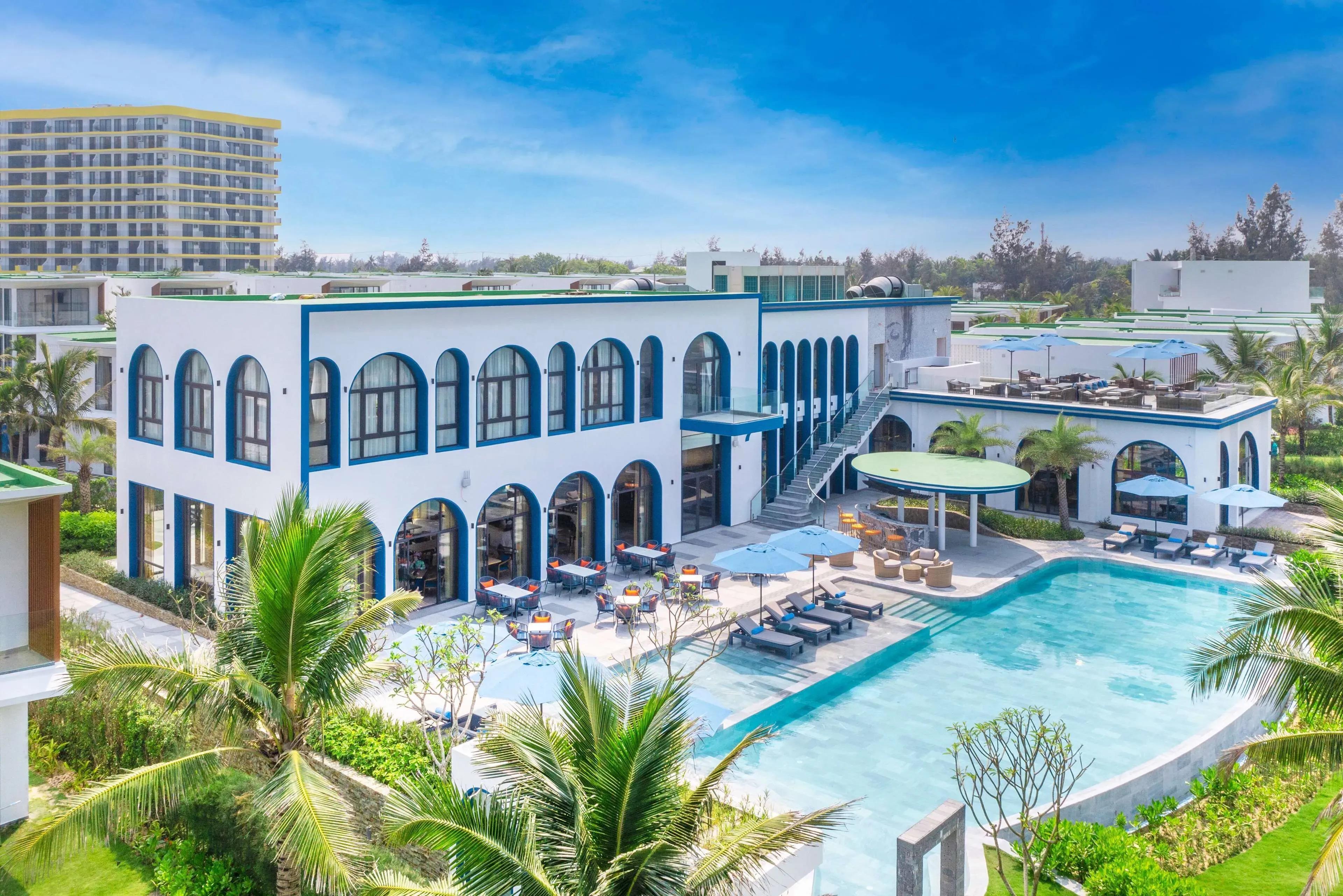 Wyndham Hoi An Resort with a blend of modern and traditional design.