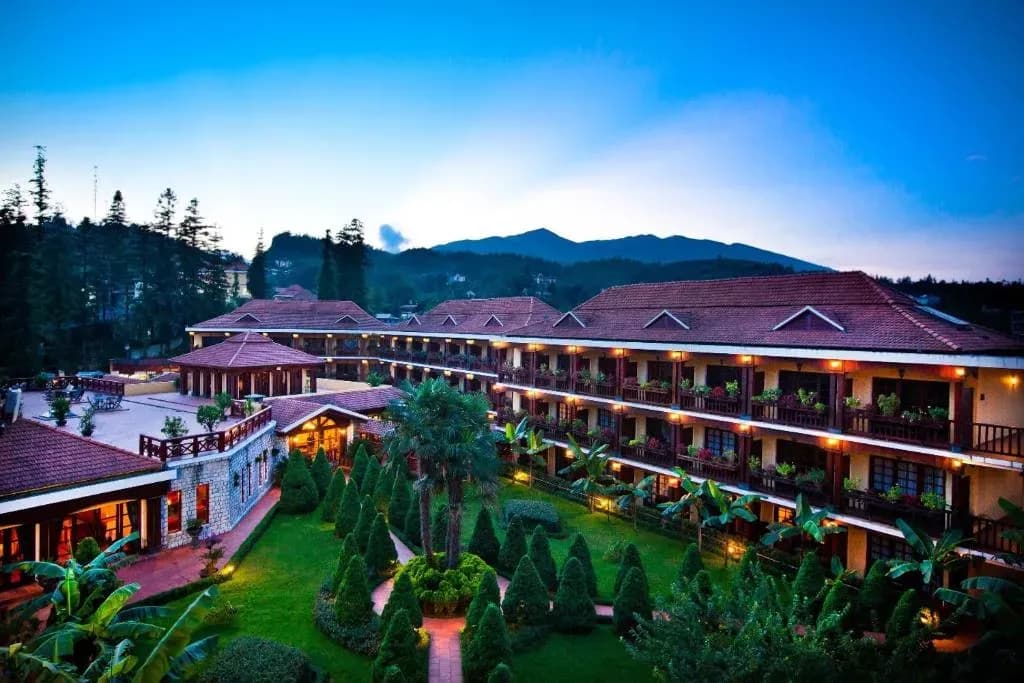 Stunning view of BB Sapa Resort & Spa, where nature meets architecture.