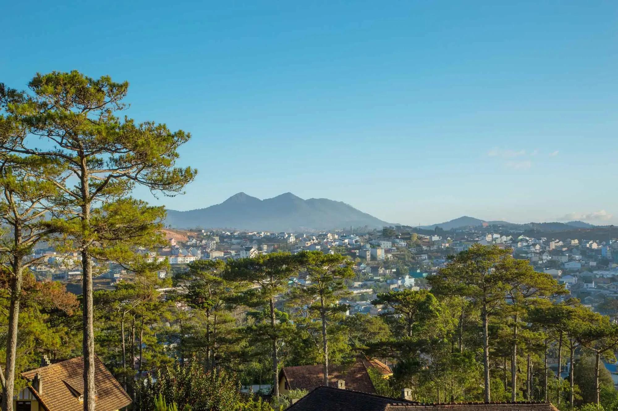 Dalat's picturesque landscape, where nature and life intertwine beautifully.