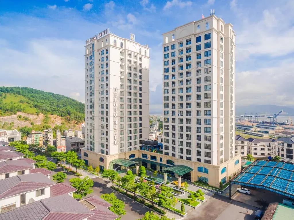 D'Lioro Hotel Aerial View in Ha Long