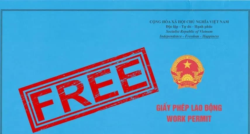 What are the current cases of work permit exemption for foreigners in Vietnam? 1