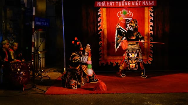 Street performance and street performance area